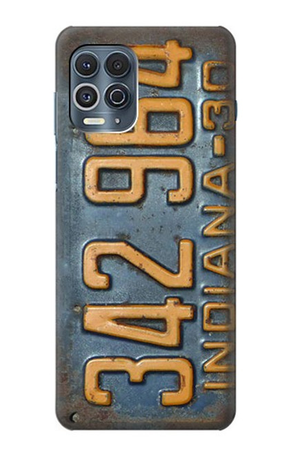 S3750 Vintage Vehicle Registration Plate Case For Motorola Edge S