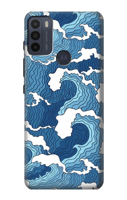 S3751 Wave Pattern Case For Motorola Moto G50