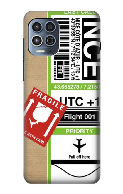 S3543 Luggage Tag Art Case For Motorola Moto G100