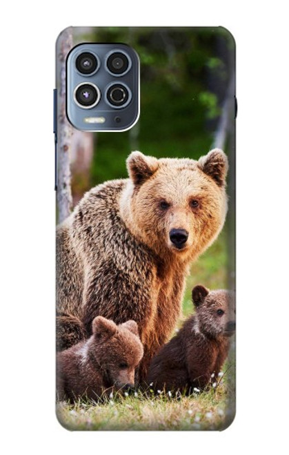 S3558 Bear Family Case For Motorola Moto G100