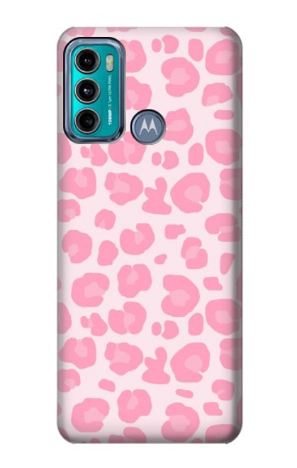 S2213 Pink Leopard Pattern Case For Motorola Moto G60, G40 Fusion