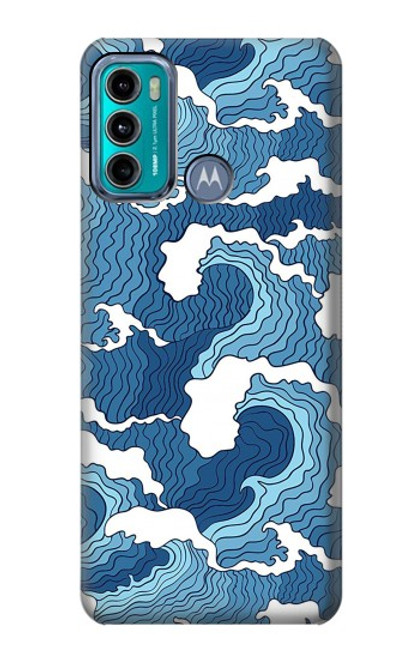 S3751 Wave Pattern Case For Motorola Moto G60, G40 Fusion