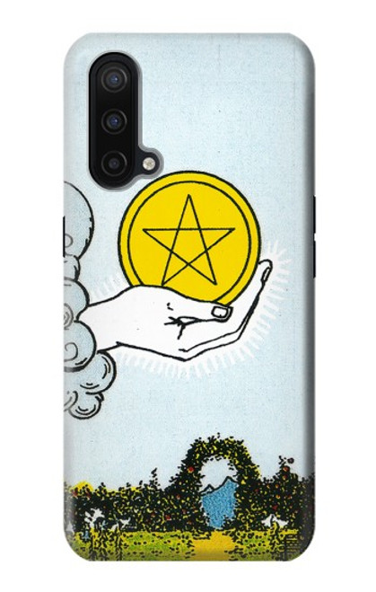 S3722 Tarot Card Ace of Pentacles Coins Case For OnePlus Nord CE 5G