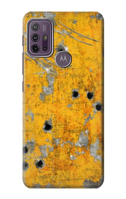 S3528 Bullet Rusting Yellow Metal Case For Motorola Moto G10 Power