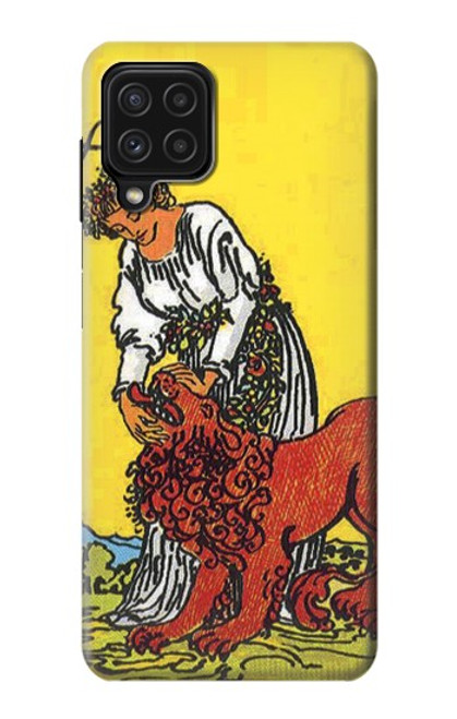 S3458 Strength Tarot Card Case For Samsung Galaxy A22 4G