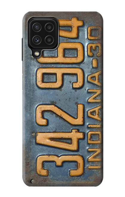 S3750 Vintage Vehicle Registration Plate Case For Samsung Galaxy A22 4G