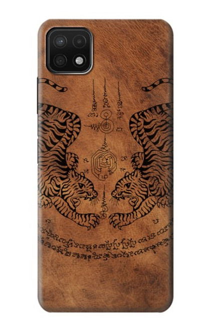 S3209 Sak Yant Twin Tiger Case For Samsung Galaxy A22 5G