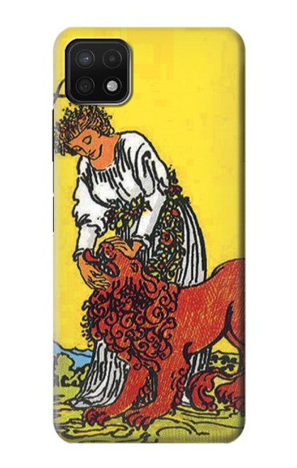 S3458 Strength Tarot Card Case For Samsung Galaxy A22 5G