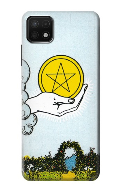 S3722 Tarot Card Ace of Pentacles Coins Case For Samsung Galaxy A22 5G