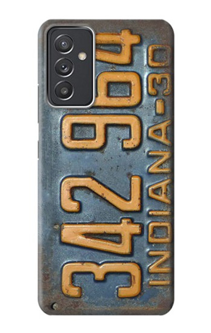 S3750 Vintage Vehicle Registration Plate Case For Samsung Galaxy Quantum 2