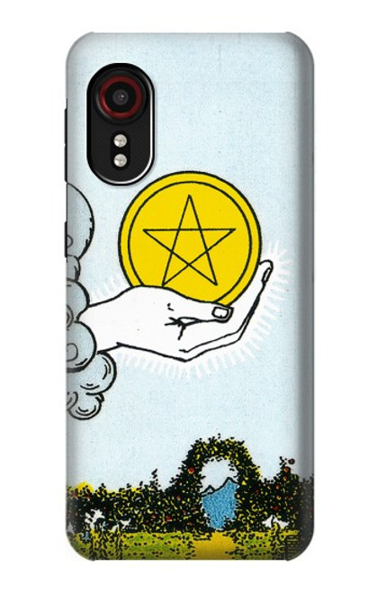 S3722 Tarot Card Ace of Pentacles Coins Case For Samsung Galaxy Xcover 5