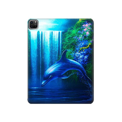 S0385 Dolphin Hard Case For iPad Pro 12.9 (2022,2021,2020,2018, 3rd, 4th, 5th, 6th)