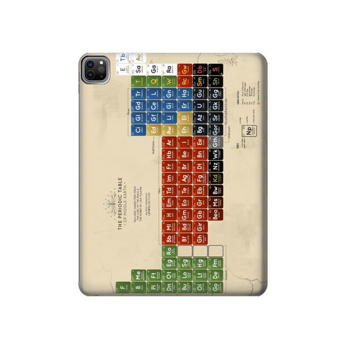 S1695 The Periodic Table of Middle Earth Hard Case For iPad Pro 12.9 (2022,2021,2020,2018, 3rd, 4th, 5th, 6th)