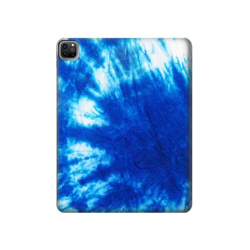 S1869 Tie Dye Blue Hard Case For iPad Pro 12.9 (2022,2021,2020,2018, 3rd, 4th, 5th, 6th)