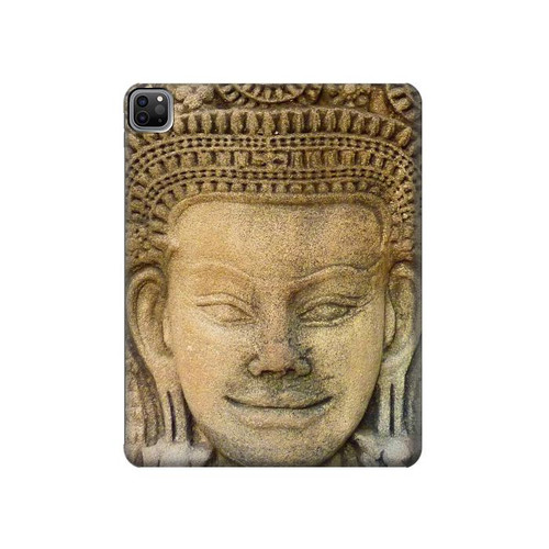 S2416 Apsaras Angkor Wat Cambodian Art Hard Case For iPad Pro 12.9 (2022,2021,2020,2018, 3rd, 4th, 5th, 6th)