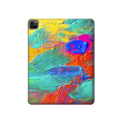 S2942 Brush Stroke Painting Hard Case For iPad Pro 12.9 (2022,2021,2020,2018, 3rd, 4th, 5th, 6th)