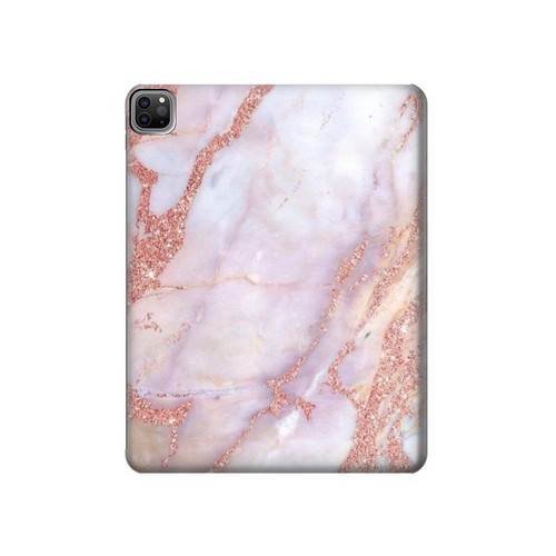S3482 Soft Pink Marble Graphic Print Hard Case For iPad Pro 12.9 (2022,2021,2020,2018, 3rd, 4th, 5th, 6th)