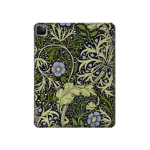 S3792 William Morris Hard Case For iPad Pro 12.9 (2022,2021,2020,2018, 3rd, 4th, 5th, 6th)