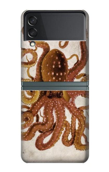 S2801 Vintage Octopus Case For Samsung Galaxy Z Flip 3 5G