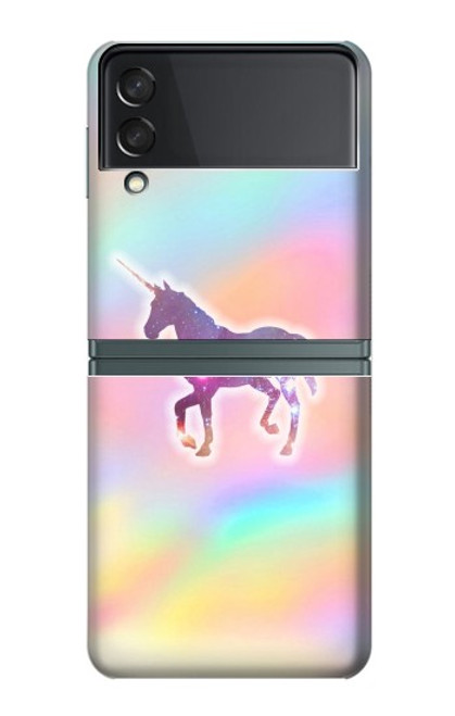 S3203 Rainbow Unicorn Case For Samsung Galaxy Z Flip 3 5G
