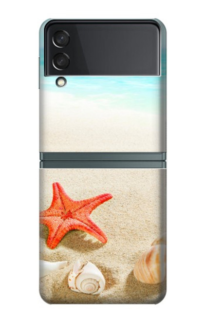 S3212 Sea Shells Starfish Beach Case For Samsung Galaxy Z Flip 3 5G