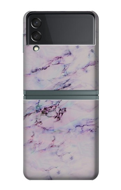 S3215 Seamless Pink Marble Case For Samsung Galaxy Z Flip 3 5G