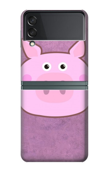 S3269 Pig Cartoon Case For Samsung Galaxy Z Flip 3 5G