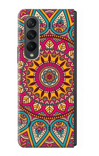 S3694 Hippie Art Pattern Case For Samsung Galaxy Z Fold 3 5G