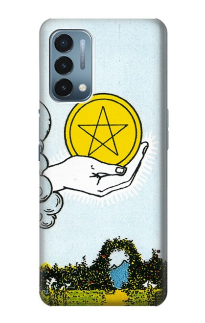 S3722 Tarot Card Ace of Pentacles Coins Case For OnePlus Nord N200 5G