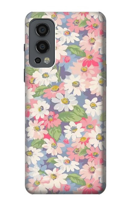 S3688 Floral Flower Art Pattern Case For OnePlus Nord 2 5G