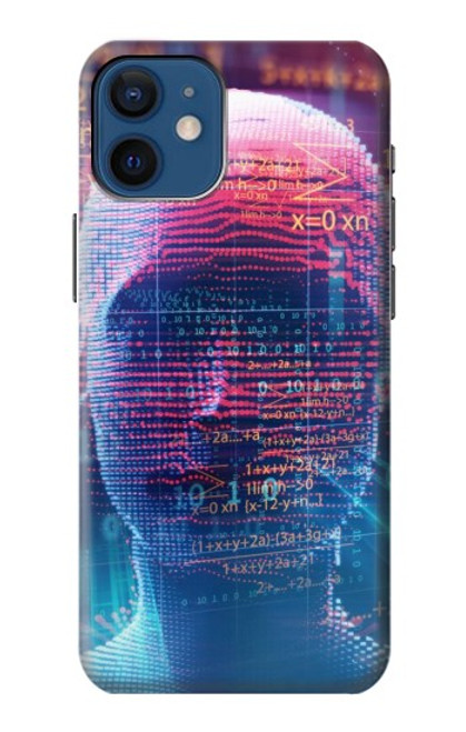 S3800 Digital Human Face Case For iPhone 12 mini
