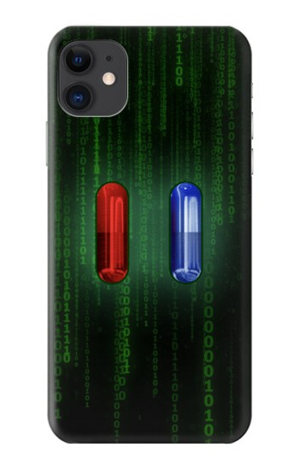 S3816 Red Pill Blue Pill Capsule Case For iPhone 11