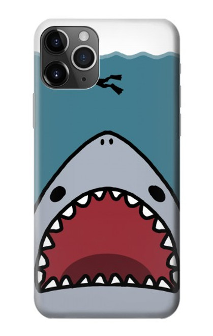 S3825 Cartoon Shark Sea Diving Case For iPhone 11 Pro