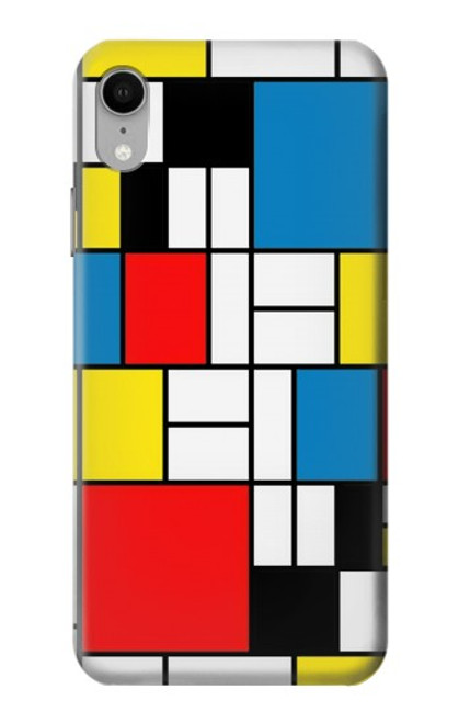 S3814 Piet Mondrian Line Art Composition Case For iPhone XR