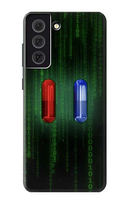 S3816 Red Pill Blue Pill Capsule Case For Samsung Galaxy S21 FE 5G