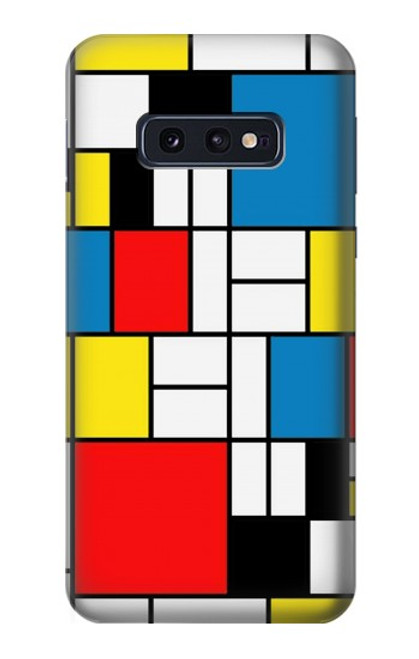 S3814 Piet Mondrian Line Art Composition Case For Samsung Galaxy S10e