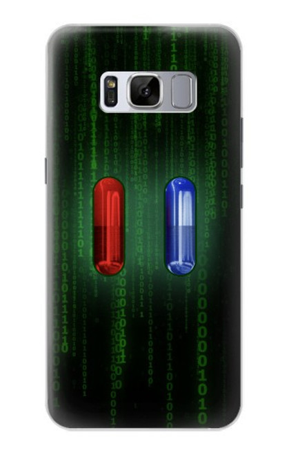 S3816 Red Pill Blue Pill Capsule Case For Samsung Galaxy S8 Plus