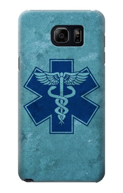 S3824 Caduceus Medical Symbol Case For Samsung Galaxy S6 Edge Plus