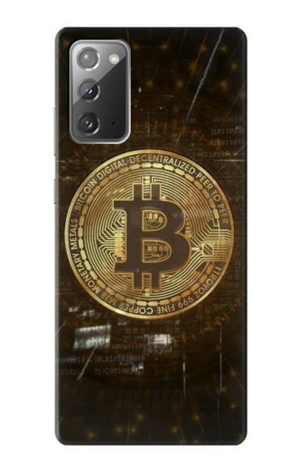 S3798 Cryptocurrency Bitcoin Case For Samsung Galaxy Note 20