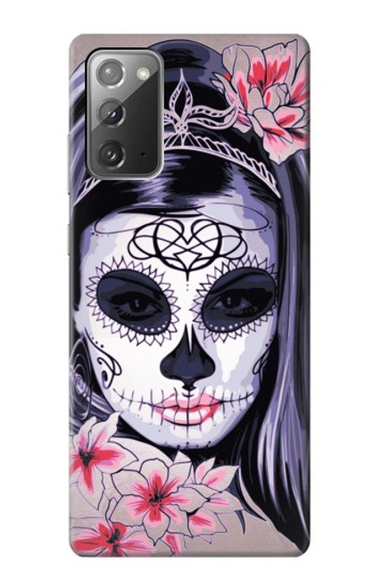 S3821 Sugar Skull Steam Punk Girl Gothic Case For Samsung Galaxy Note 20