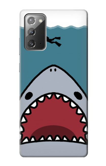 S3825 Cartoon Shark Sea Diving Case For Samsung Galaxy Note 20