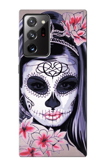S3821 Sugar Skull Steam Punk Girl Gothic Case For Samsung Galaxy Note 20 Ultra, Ultra 5G