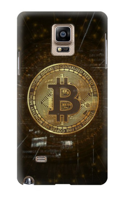 S3798 Cryptocurrency Bitcoin Case For Samsung Galaxy Note 4