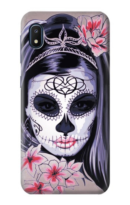 S3821 Sugar Skull Steam Punk Girl Gothic Case For Samsung Galaxy A10e