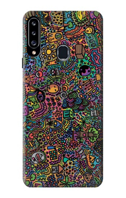 S3815 Psychedelic Art Case For Samsung Galaxy A20s