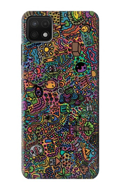 S3815 Psychedelic Art Case For Samsung Galaxy A22 5G