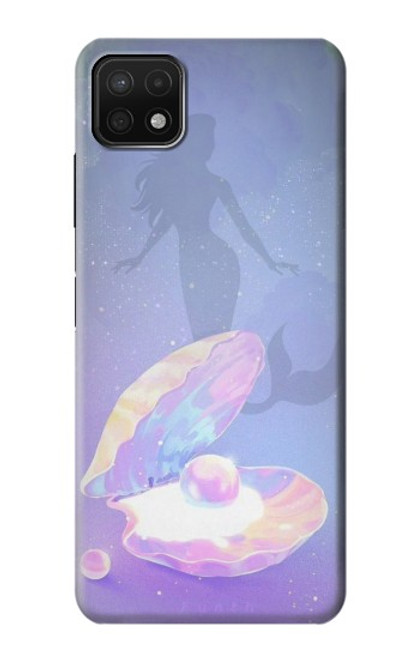 S3823 Beauty Pearl Mermaid Case For Samsung Galaxy A22 5G