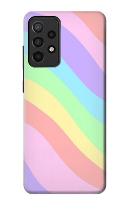 S3810 Pastel Unicorn Summer Wave Case For Samsung Galaxy A52, Galaxy A52 5G