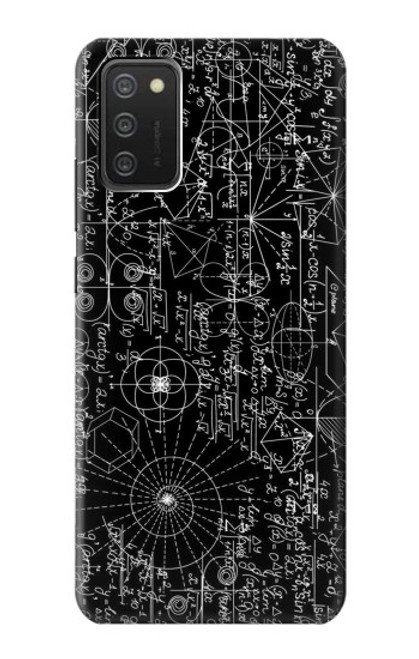 S3808 Mathematics Blackboard Case For Samsung Galaxy A03S