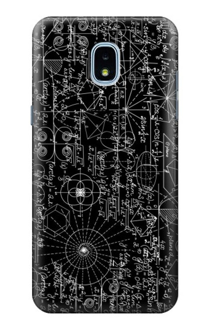 S3808 Mathematics Blackboard Case For Samsung Galaxy J3 (2018), J3 Star, J3 V 3rd Gen, J3 Orbit, J3 Achieve, Express Prime 3, Amp Prime 3